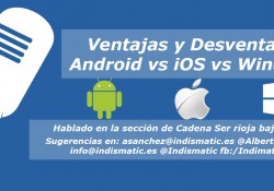 ventasjas y desventajas en los diferentes sitemas operativos para smartphone Android ios windows phone