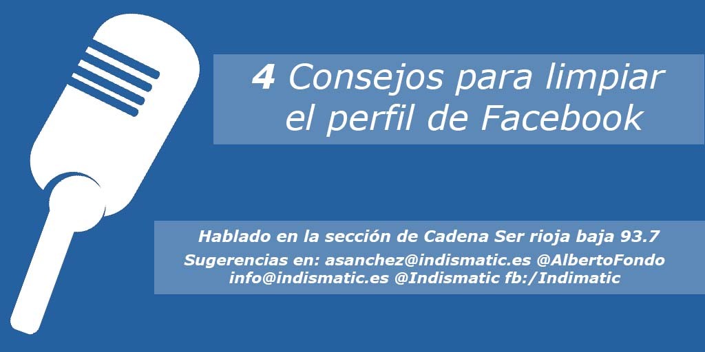 4 Consejos para limpiar el perfil de Facebook