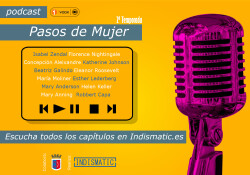 Esta acción de Indismatic, tiene dos razones fundamentales. El primero es mostrar la vida de mujeres destacadas. Y la segunda razón es mostrar la utilidad de los podcast como herramienta tecnológica para realizar divulgación de temas específicos.