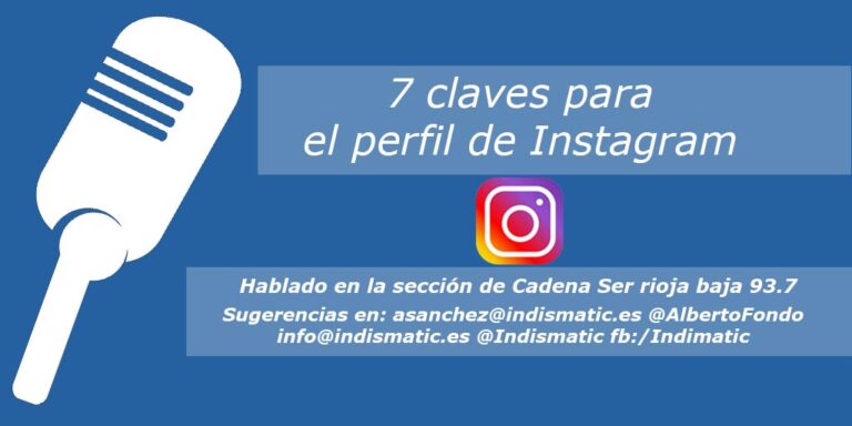 7 claves para el perfil de Instagram 7 claves para el perfil de Instagram