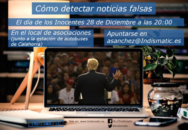 Charla Cómo detectar Noticias Falsas Charla Cómo detectar Noticias Falsas