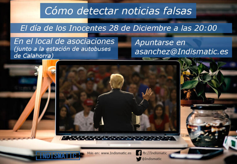 Charla Cómo detectar Noticias Falsas Charla Cómo detectar Noticias Falsas