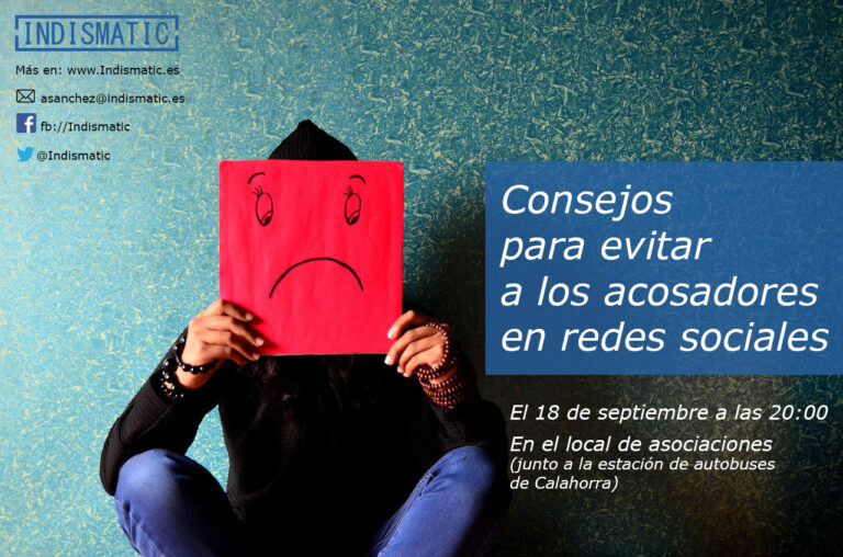 Charla Coloquio Consejos para evitar a los acosadores en redes sociales en Calahorra