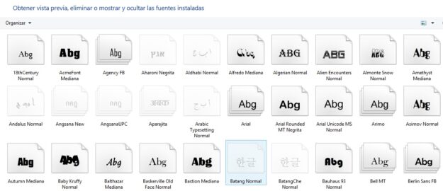 instalar un tipo de fuente