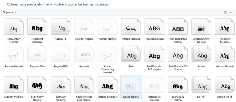 instalar un tipo de fuente