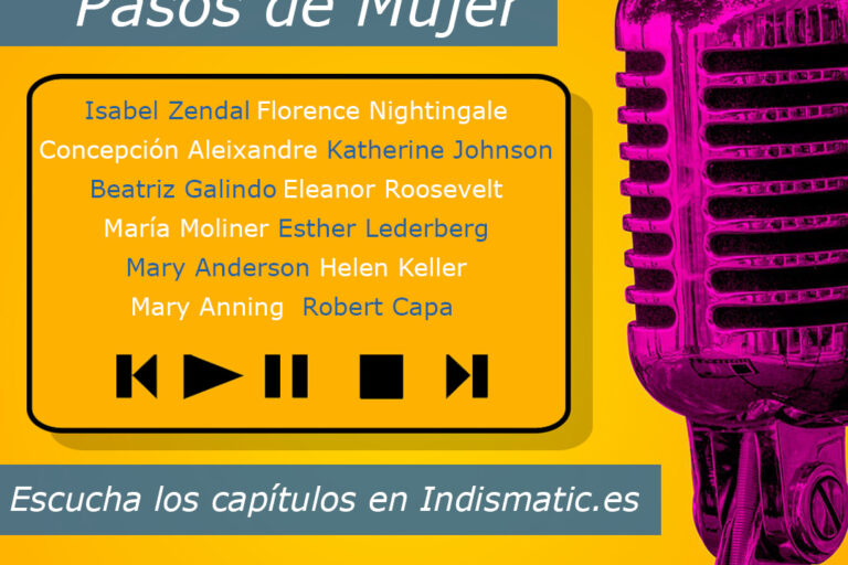 Lista con todos los podcast de pasos de mujer