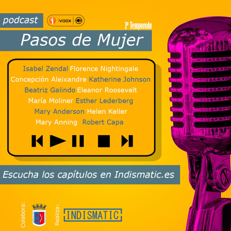 Lista con todos los podcast de pasos de mujer