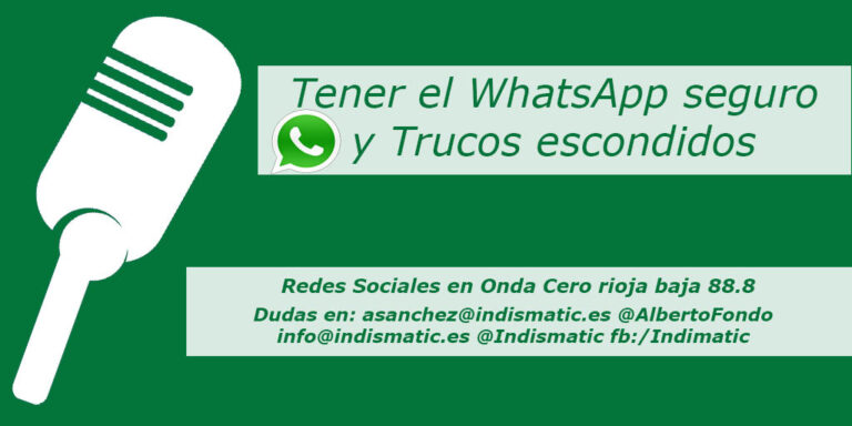 Tener el WhatsApp seguro y trucos escondidos