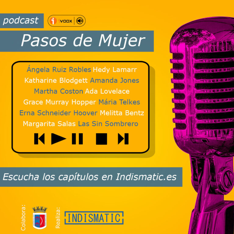 Durante los últimos meses hemos realizado la que es la primera temporada de Pasos de Mujer, en la que hablamos de mujeres pioneras y grandes inventoras a lo largo de la historia. Todas ellas dejaron sus huellas marcadas en la historia. Y eso mismo es lo que hemos querido reflejar en los 12 podcast que hay publicados. Todos los podcast están disponibles para que los escuchéis en IVOOX y en este artículo os compartimos la lista de todos ellos, con el enlace al artículo que acompaña a cada publicación, para que no perdáis detalle. Esperamos que os hayan gustado, y si tenéis cualquier sugerencia del tipo que sea, dejarla en los comentarios.